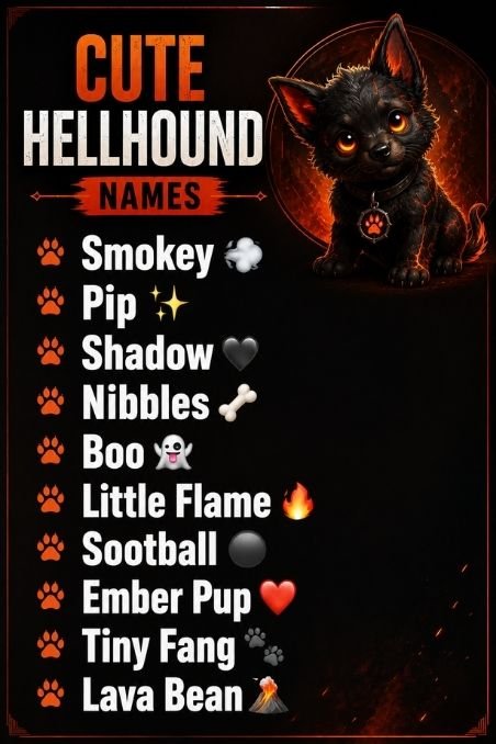 Cute Hellhound Names