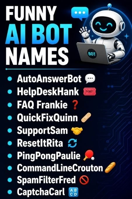 Funny AI Bot Names
