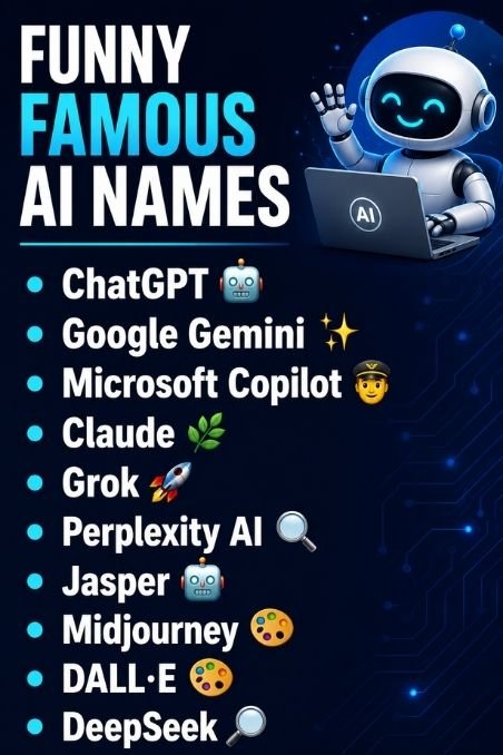 Funny Famous AI Names