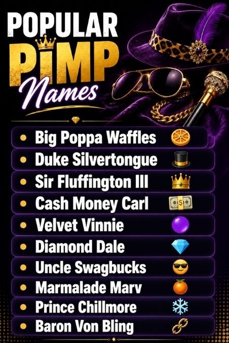 Popular Pimp Names