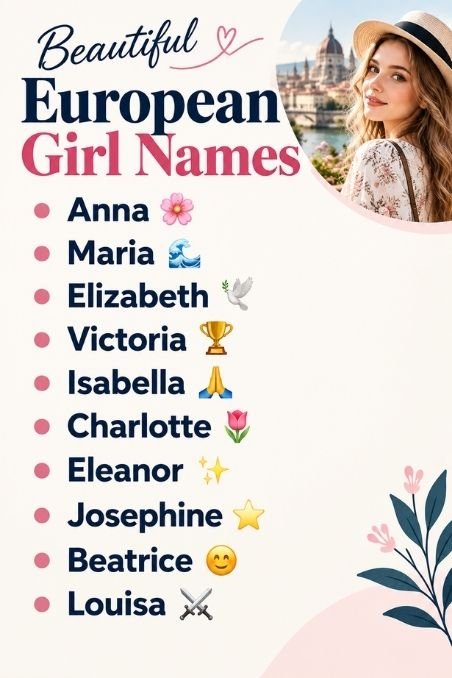 Beautiful European Girl Names
