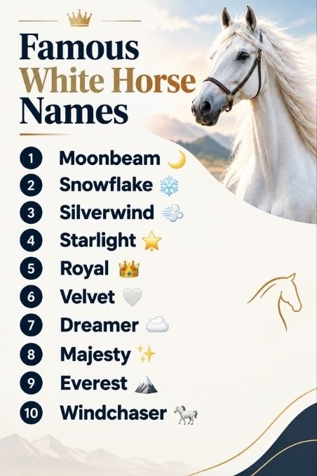 Famous White Horse Names