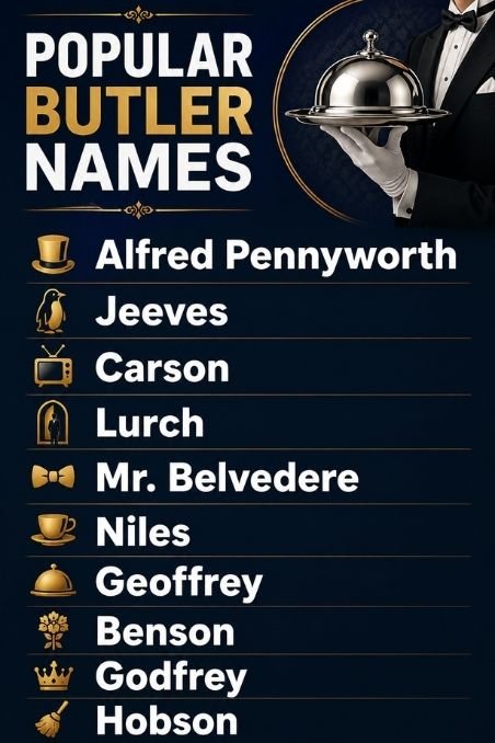Popular Butler Names