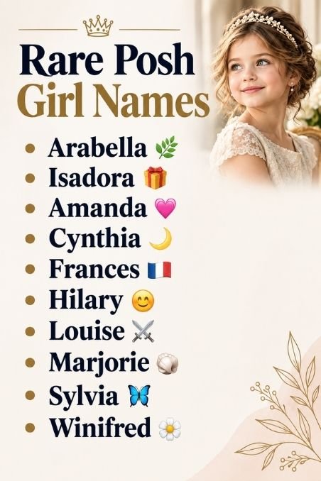 Rare Posh Girl Names
