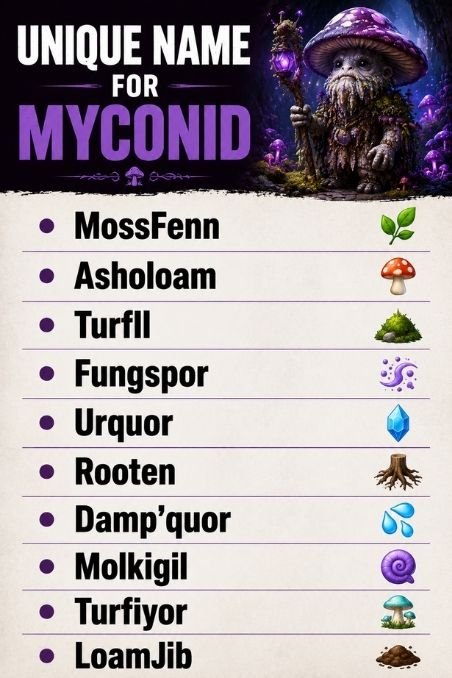 Unique Name For Myconid