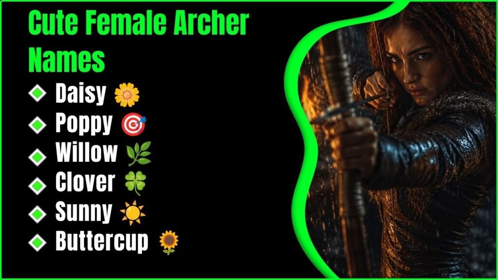 Cute Female Archer Names