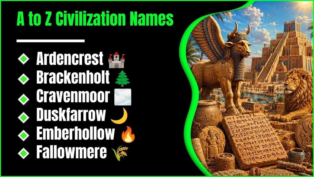 A to Z Civilization Names
