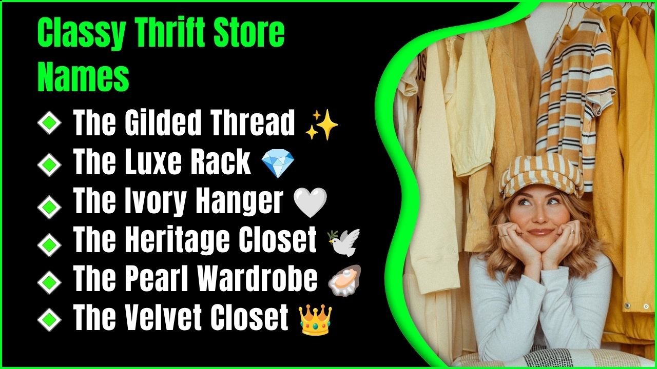 Classy Thrift Store Names
