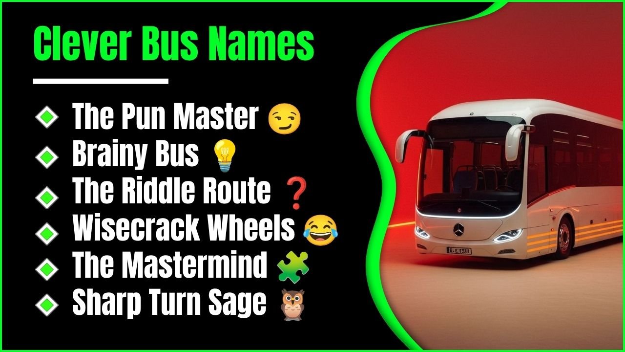 Clever Bus Names