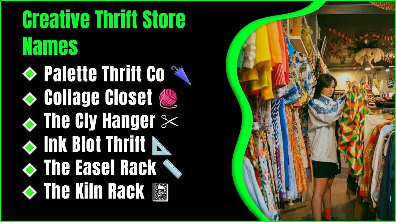 Creative Thrift Store Names