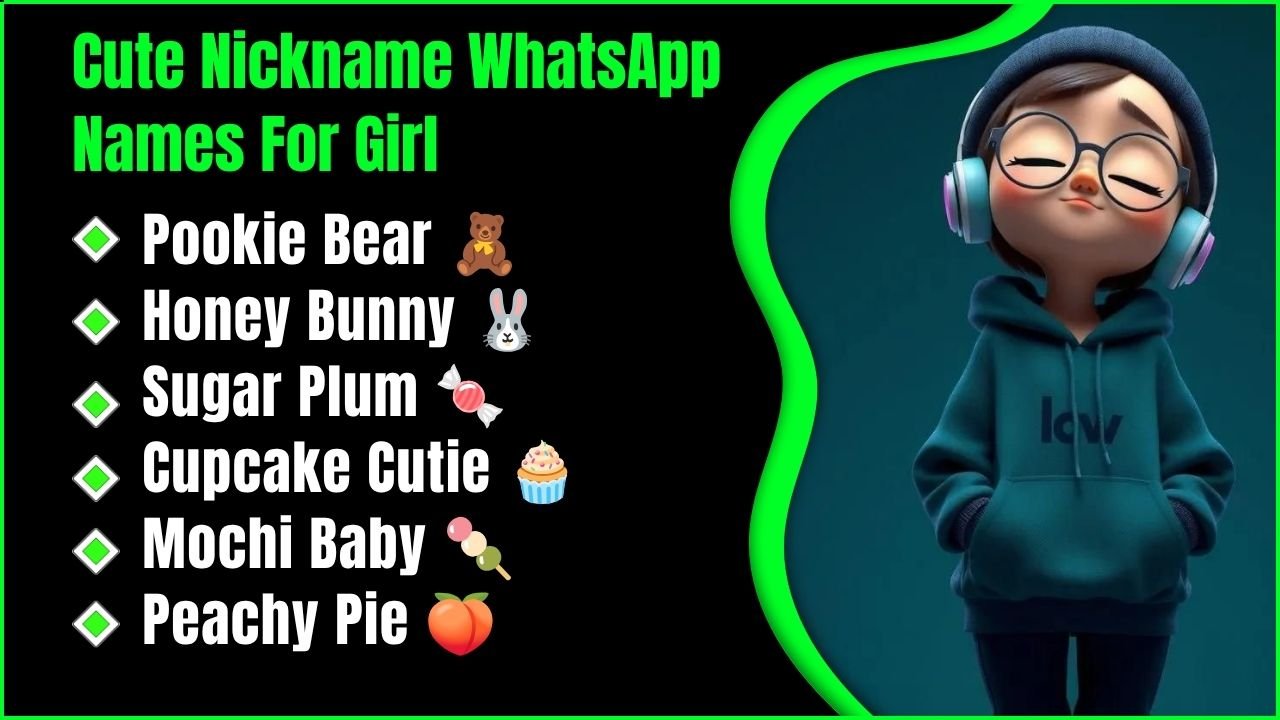 Cute Nickname WhatsApp Names For Girl