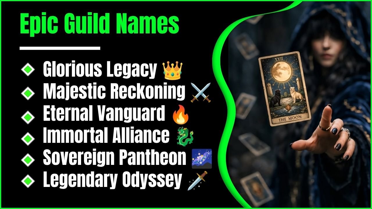 Epic Guild Names