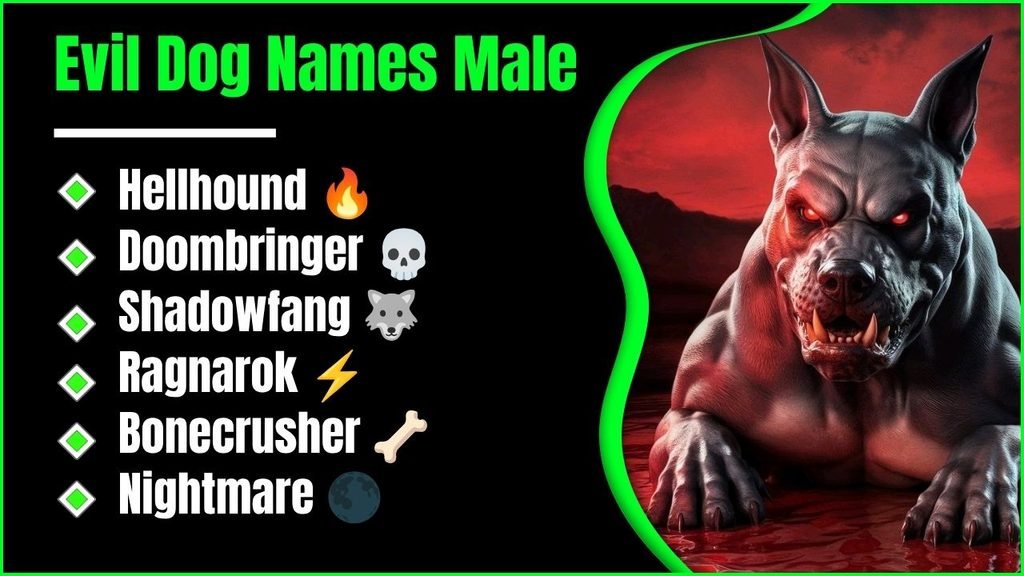 Evil Dog Names Male