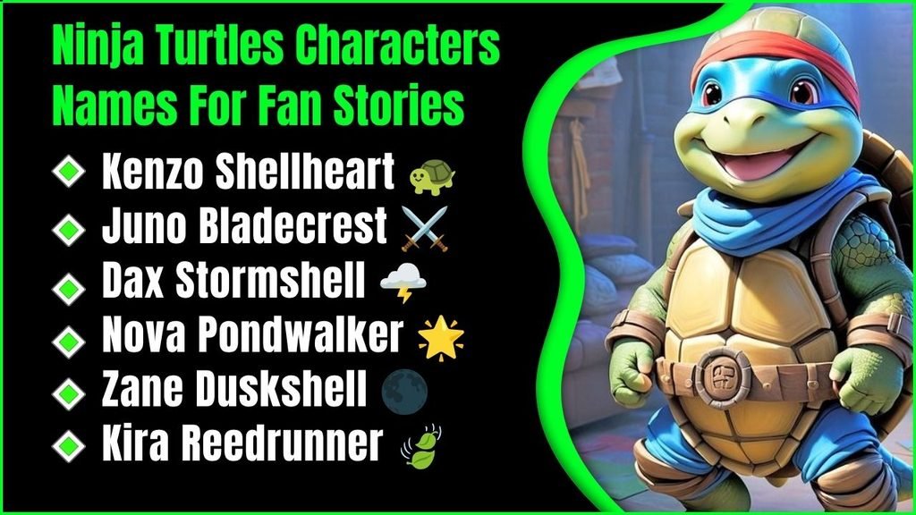 Ninja Turtles Characters Names For Fan Stories