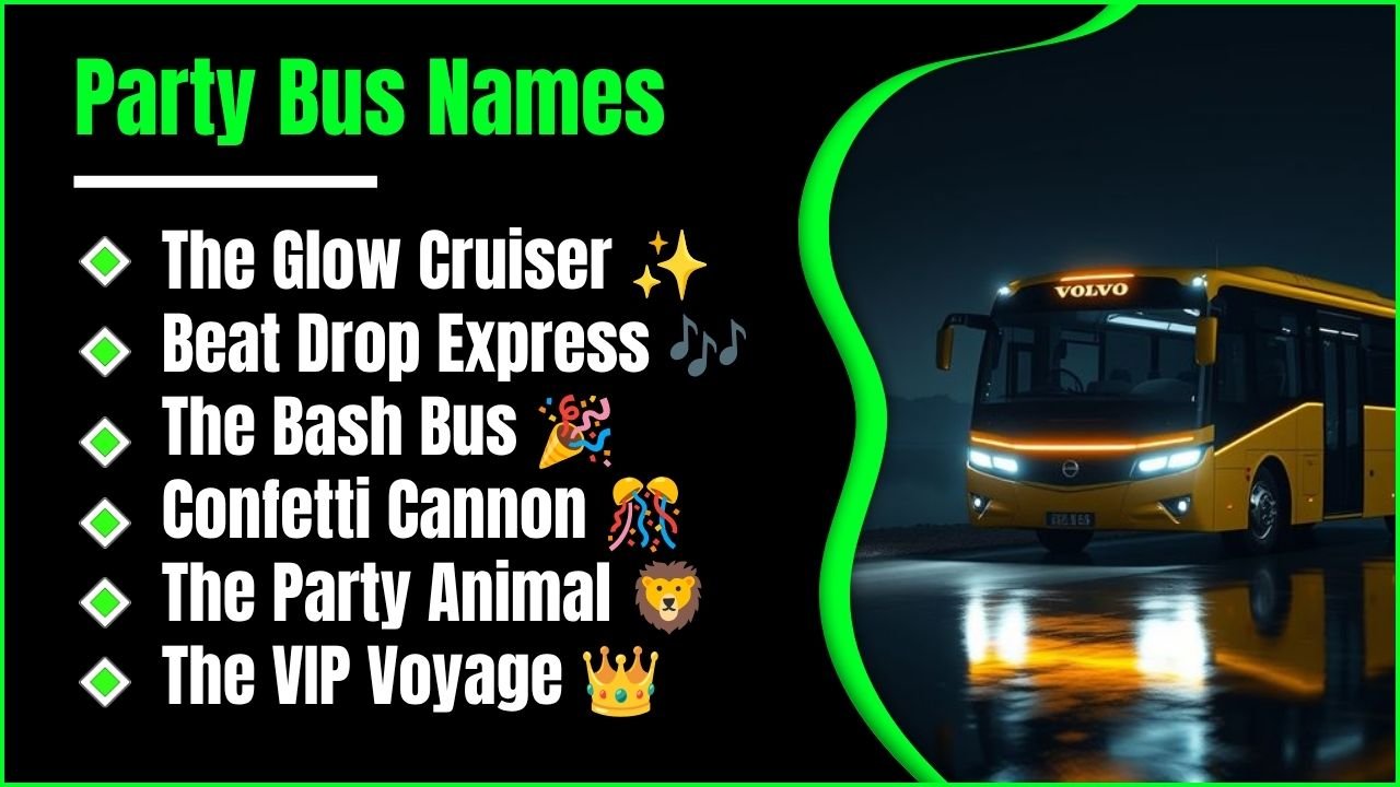 Party Bus Names