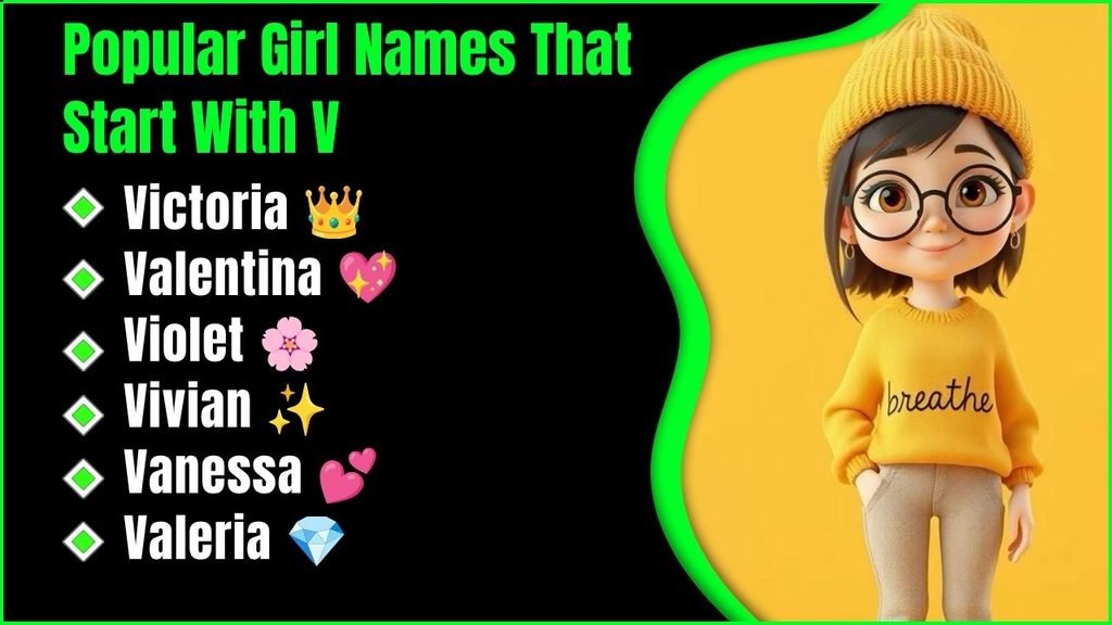 Popular Girl Names That Start With V