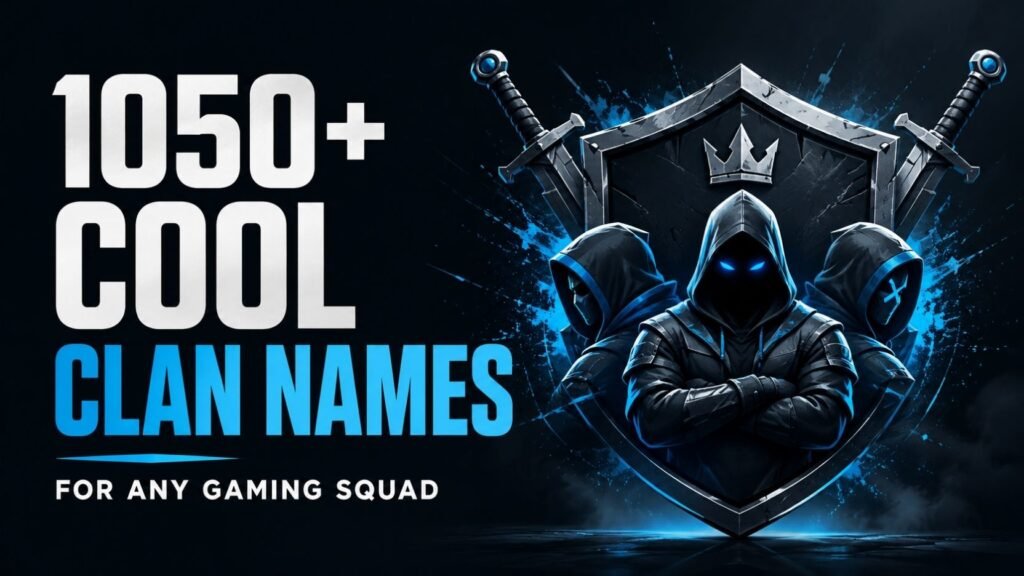 1050+ Cool Clan Names That Will Make Your Gaming Squad Impossible to Ignore