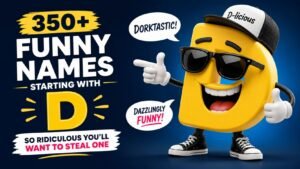 350+ Funny Names Starting With D That Are So Ridiculous You’ll Want to Steal One 