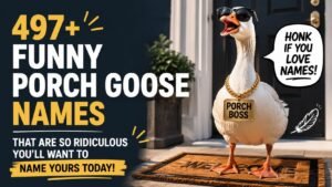 497+ Funny Porch Goose Names That Are So Ridiculous You’ll Want to Name Yours Today