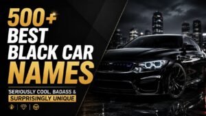 500+ Best Black Car Names That Are Seriously Cool, Badass & Surprisingly Unique