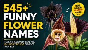 545+ Funny Flower Names That Are Actually Real And You Won’t Believe Some Of Them Exist