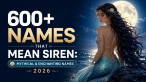 600+ Names That Mean Siren You Won’t Believe How Enchanting These Mythical Names Are
