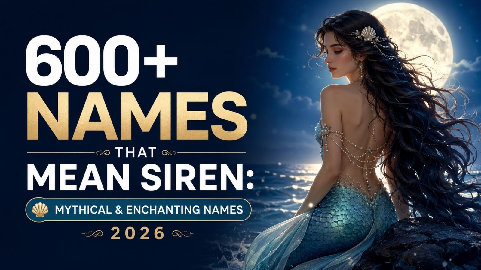 600+ Names That Mean Siren You Won’t Believe How Enchanting These Mythical Names Are