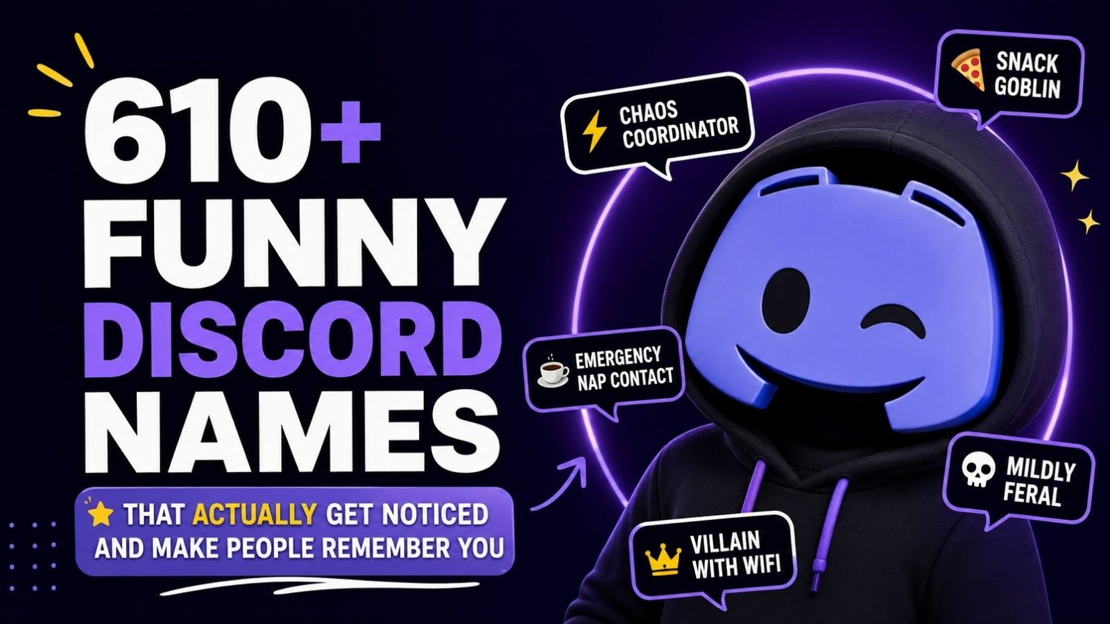 610+ Funny Discord Names That Actually Get Noticed And Make People Remember You