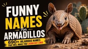 Funny Names For Armadillos: 690+ Hilarious Names That Will Make You Laugh Out Loud 