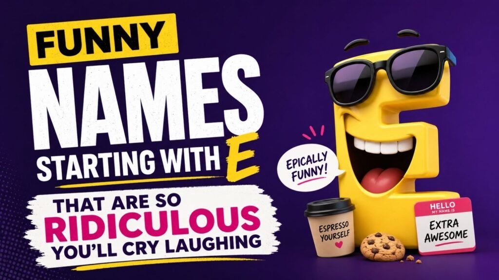 Funny Names Starting With E That Are So Ridiculous You’ll Cry Laughing