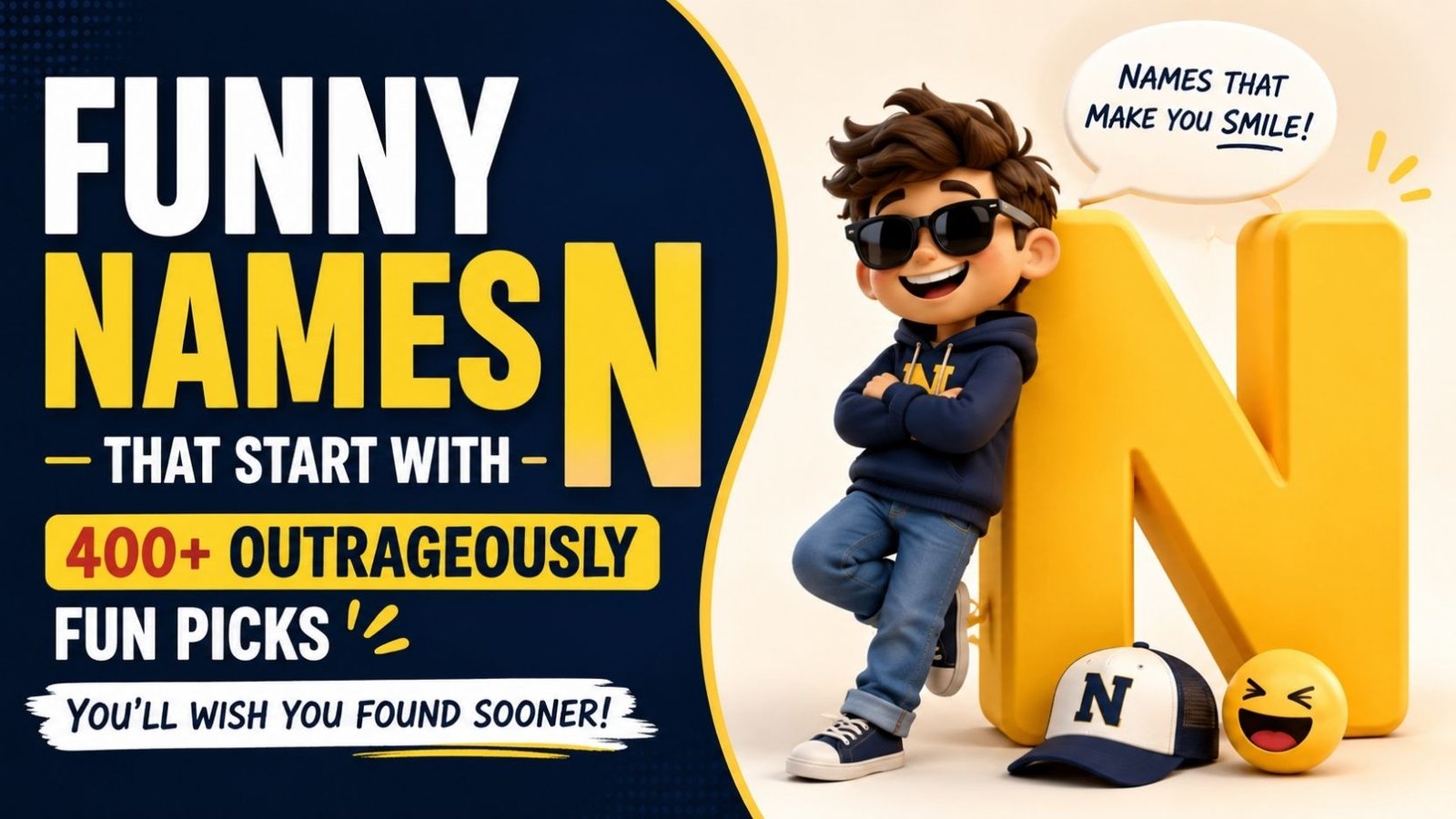Funny Names That Start With N: 400+ Outrageously Fun Picks You’ll Wish You Found Sooner 