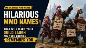 Hilarious MMO Names That Will Make Your Guild Laugh And Your Enemies Remember You 