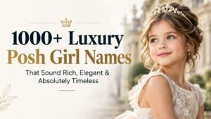 1000+ Luxury Posh Girl Names That Sound Rich, Elegant & Absolutely Timeless