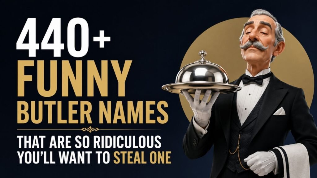 440+ Funny Butler Names That Are So Ridiculous You’ll Want to Steal One