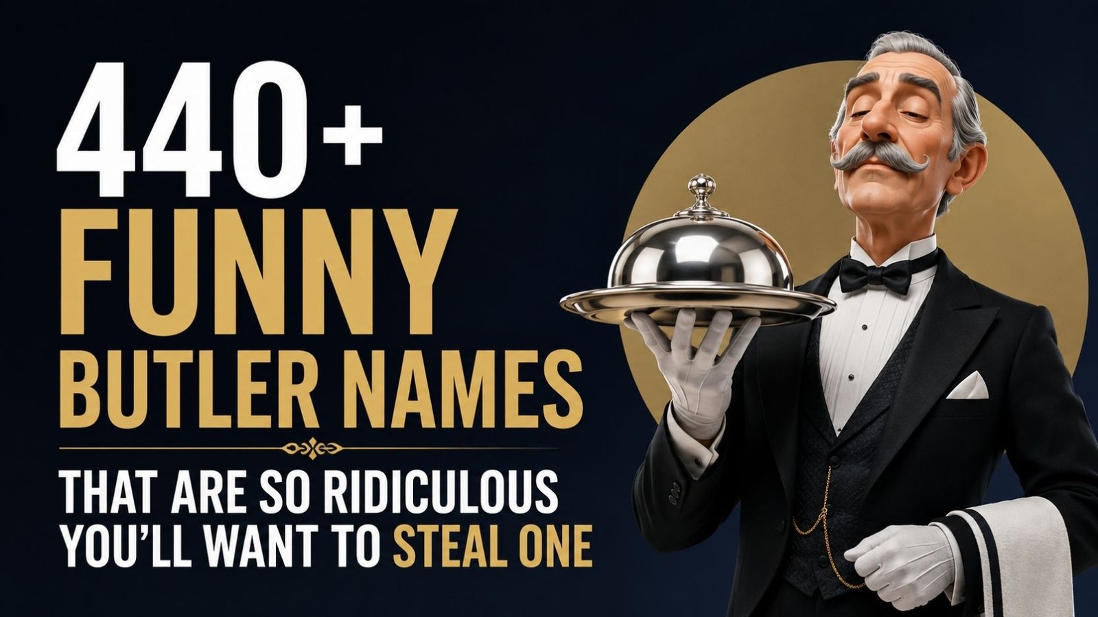 440+ Funny Butler Names That Are So Ridiculous You’ll Want to Steal One