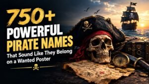 750+ Powerful Pirate Names That Sound Like They Belong on a Wanted Poster