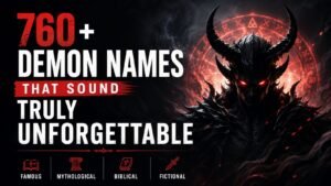 760+ Demon Names That Sound Truly Unforgettable: Famous, Mythological, Biblical & Fictional Picks
