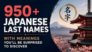 950+ Japanese Last Names With Meanings You’ll Be Surprised to Discover