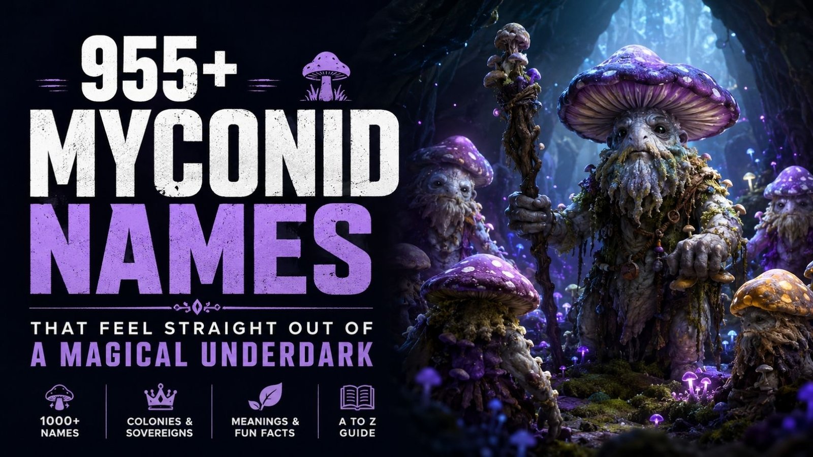 955+ Myconid Names You Won’t Believe Are This Good: Epic, Funny, D&D, BG3 & More