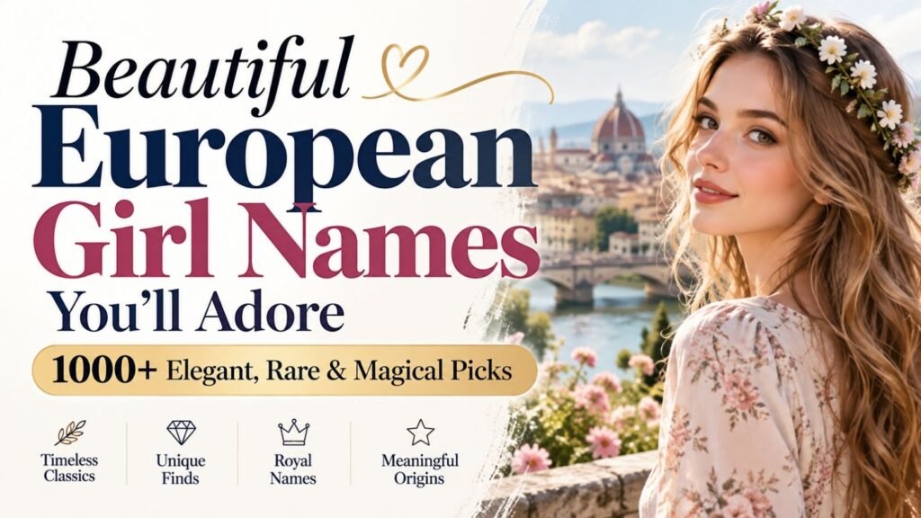 Beautiful European Girl Names You’ll Adore: 1000+ Elegant, Rare & Magical Picks