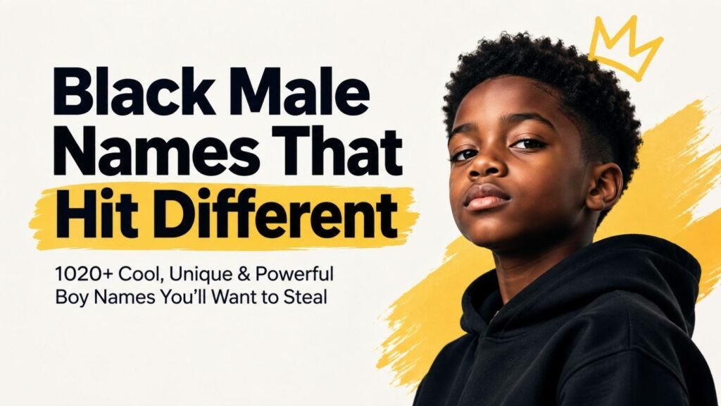 Black Male Names That Hit Different: 1020+ Cool, Unique & Powerful Boy Names You’ll Want to Steal