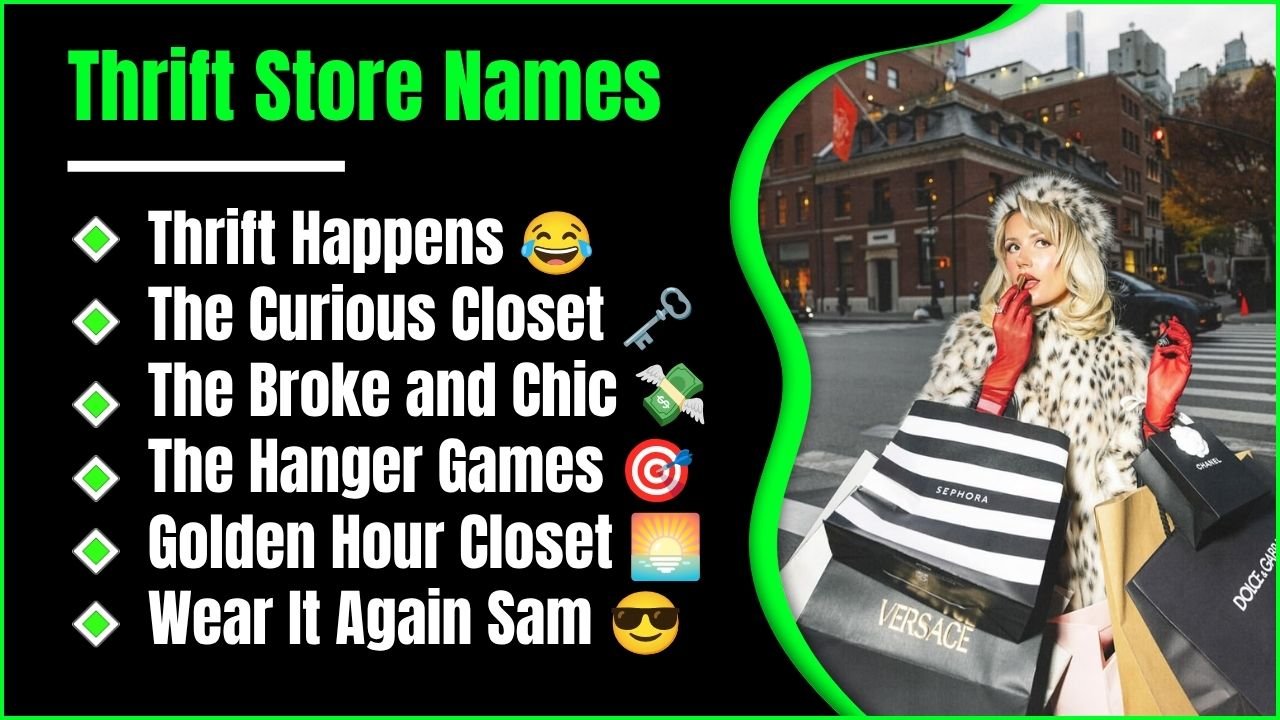 401+ Thrift Store Names: Catchy, Unique, Aesthetic And Funny Ideas For Every Style