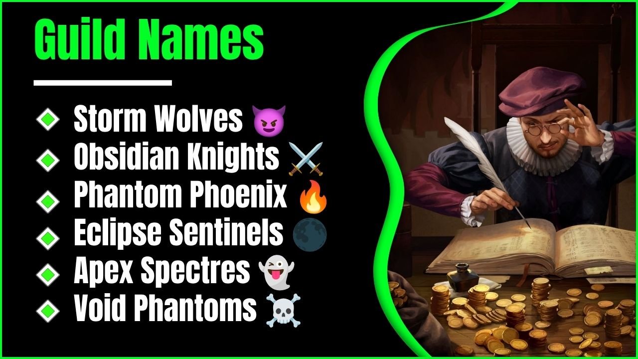 810+ Guild Names That Will Blow Your Mind With Epic, Funny And Rare Ideas