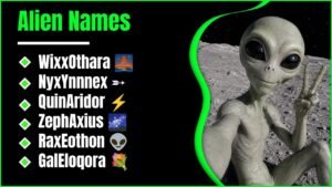 Alien Names: The Complete List Of Male, Female, Cute, Funny And Unique Alien Names