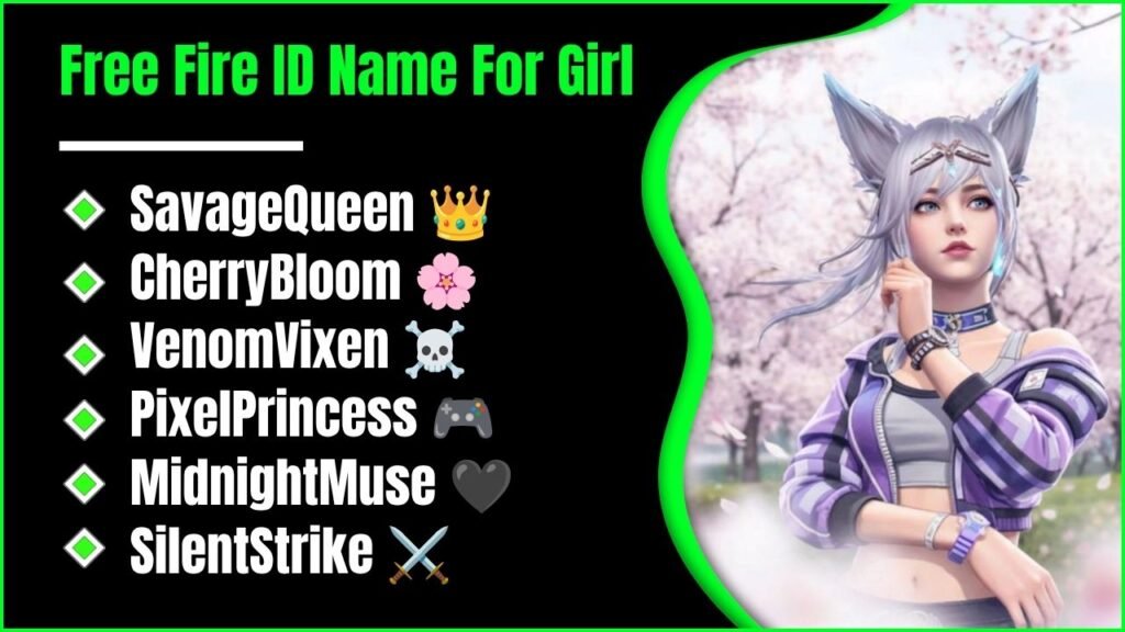 Free Fire ID Name For Girl: 601+ Stylish, Attitude And Aesthetic Name Ideas