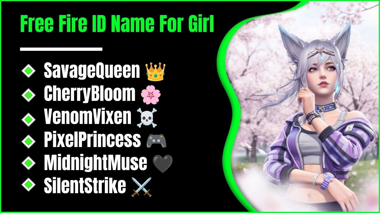 Free Fire ID Name For Girl: 601+ Stylish, Attitude And Aesthetic Name Ideas
