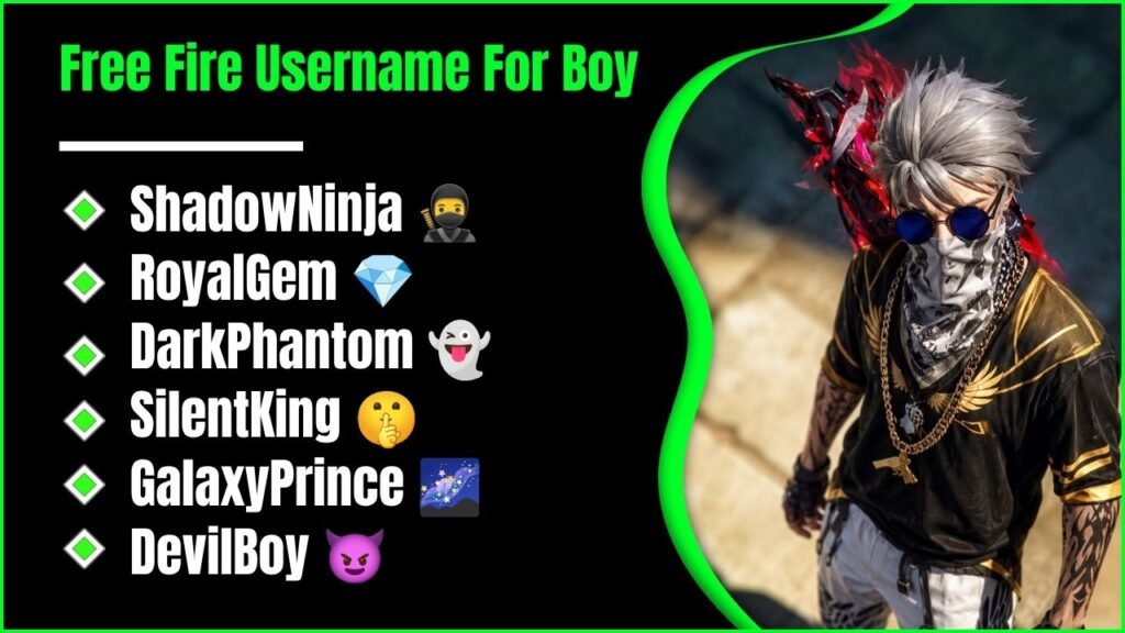 Free Fire Username For Boy: 532+ Stylish, Attitude, Aesthetic And Unique Name Ideas