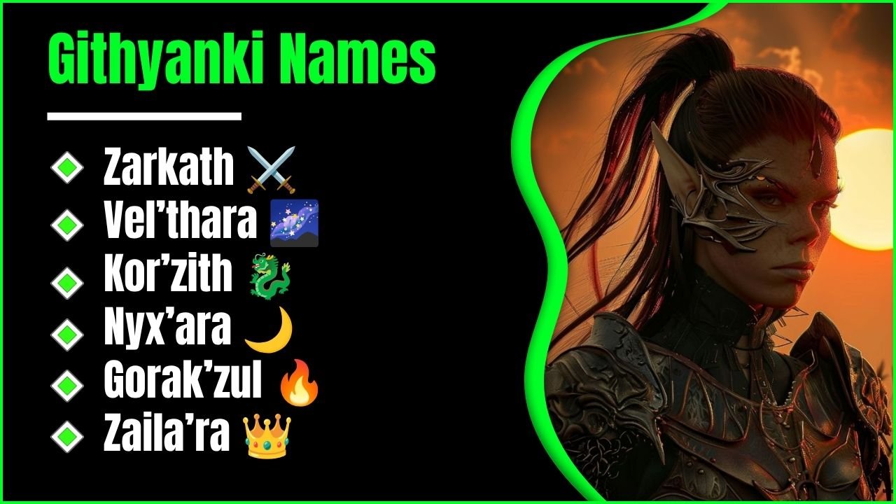 Githyanki Names: 747+ Fierce, Cool, And Memorable Ideas For D&D And Baldur's Gate 3