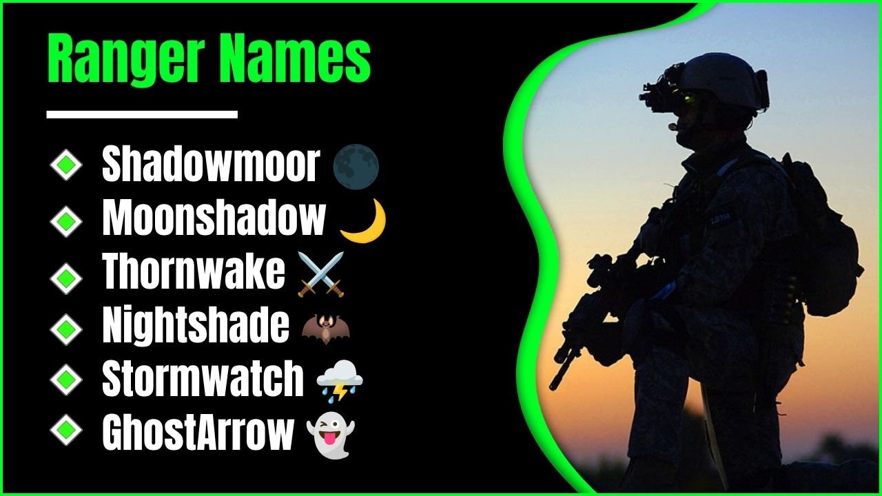 Ranger Names: 1,166+ Cool, Funny, Fantasy And DnD Ideas