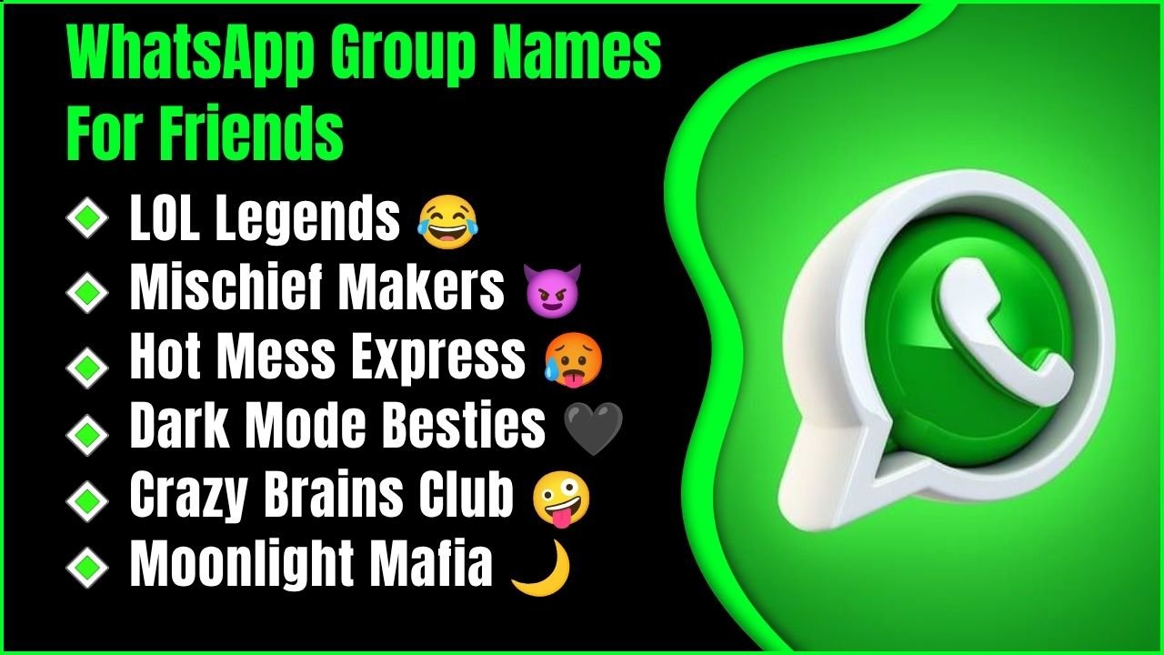 690+ WhatsApp Group Names For Friends You Haven’t Seen Before